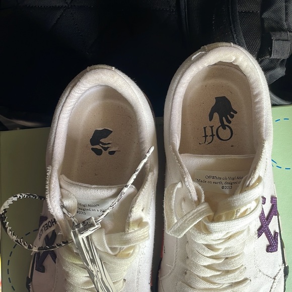 COPY - Off-White Vulc Sneaker Low White Purple Size 45 - Picture 7 of 7